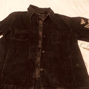 Rare DKNY Jean jacket with cool military symbol